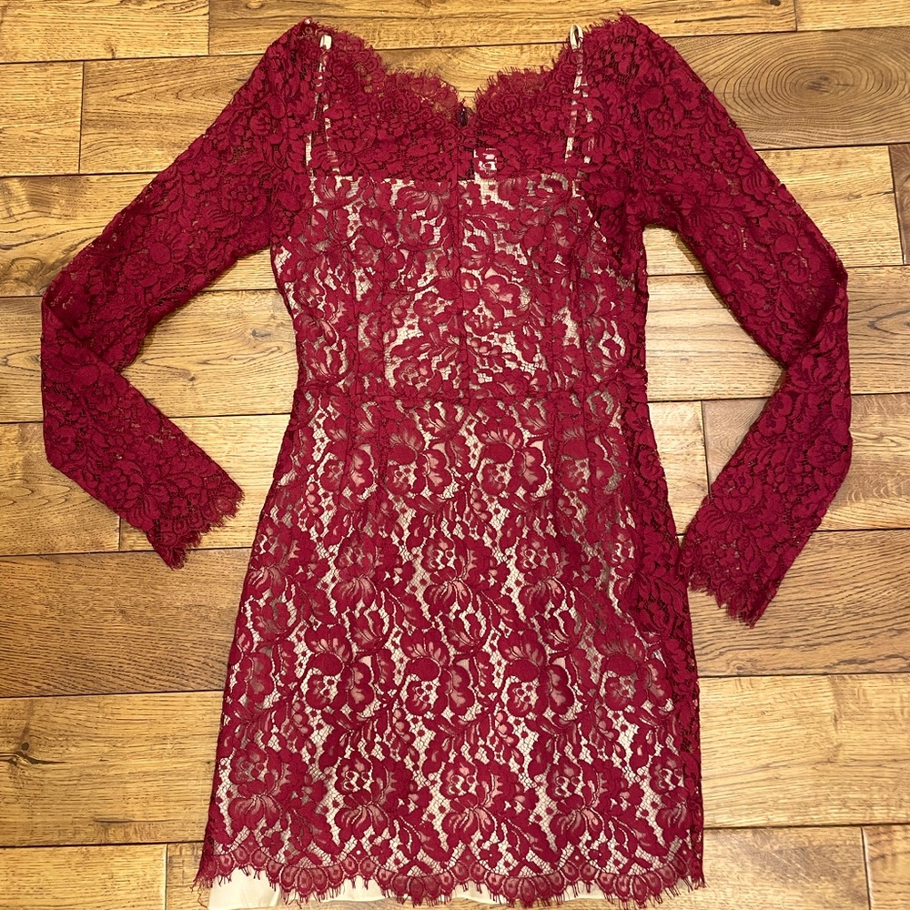 Lover the label lace mini dress